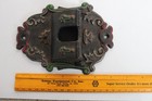 Vintage Wilton Cast Iron Hand-painted Wall Match Safe