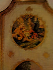     Gilded Vintage Florentine Wooded Art Wall Plaque    Three Scenes    Italy   