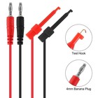 4mm Banana Plug Test Leads To Test Hook Clips Multimeter Electrical 4mm Banan   