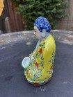 Vintage antique Chinese Porcelain Guan Yin Statue Figurine Old Mark 6   