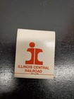 Vintage Illinois Central Railroad Unused Matchbook With Logo