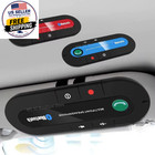 Bluetooth Speaker Handsfree Car Kit Sun Visor Clip Wireless Audio Receiver Speak