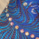 Dry Creek Designs Western Shirt Women s 4 Blue Show Pleasure Rail Handmade Usa