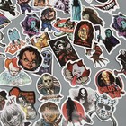 50 Horror Movie Stickers Diy Toys Car Skateboard Guitar Luggage Decal Waterproof