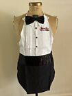 Nos 1980s Ancient Age Bourbon Whiskey Tuxedo Apron Advertising Promo Drink Vtg