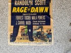 Rage At Dawn Original Large 3 Sheet Movie Poster 41  X 81   1955 