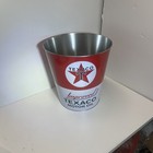 Texaco Motor Oil  Waste Paper Basket Office  Man  Cave Bar  Game Room  Garage    