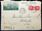 1912 Letter American Woman Traveling Europe In Norway Hotel Union Geiranger Ooak