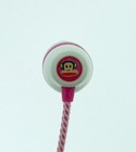 Skullcandy Paul Frank Riot 11mm Earbuds In White And Pink Brand New