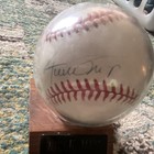 Willie Mays Signed Mlb Baseball San Francisco Giants Ball W  Display Case