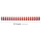 Wrapping Paper - Mini Roll - Red And White 17 5 In X 32 8 Ft Stripe - Red