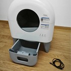 Used Extra Large Cat Litter Box High Sided Anti-splash Kitty Toilet Pet Supply
