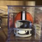 Leroy Kelly Inscribed  hof 99  Signed Autographed Browns Mini Helmet Jsa Coa