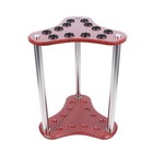 Wood 12 Hole Pool Cue Rack Corner Pool Cue Stick Rack Floor Stand Billiard Stand