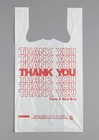 Thank You To Go Bags 22  X 12  X 6 1 2  White Plastic Shopping Bags 1 6 Bags 