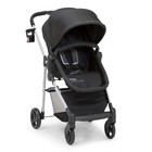 3 In 1 Infant Stroller Smooth One Handed Fold Adjustable Extendable Canopy Black