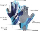 Upf 50  Fishing Gloves Uv Sun Protection Fingerless Gloves For Kayaking Paddling