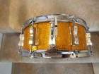 Vintage Gold Sparkle April 1967 Ludwig Jazz Festival Snare Drum  All Original