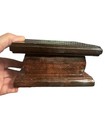 Vintage Wooden Handmade Stash Box  Solid Wood 