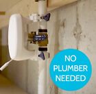 Zwave Water Valve  Easy Diy Install  Z-wave 700  Retrofit 1 4 Turn Ball Valve