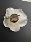 Camellia Flower Brooch Pin Large Ivory White New Handmade Gift Wedding Birthday