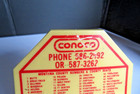 Vintage Conoco   Ice Scraper David Rutledge Distributing   Co  Bozeman  Montana