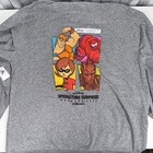 2025 Run Disney Springtime Surprise Heroes Grey Hoodie Adult Size Medium Nwt 