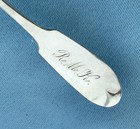 Wm Beeman 5 Coin Silver Teaspoons Excellent  5 1 2 In Mono 78 6 Gr