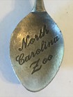 Asheboro North Carolina Zoo Pewter Vintage Souvenir Spoon Collectible