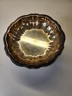 Wm  A  Rogers Silverplate Compote Candy Nut Pedestal Footed Bowl Dish Scalloped