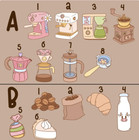 Coffee Shop Mini Sticker - Trendy Vinyl Decals For Laptops   Cups