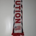 New England Revolution Adidas Soccer Scarf   Mls Fan Gear   Red  White   Navy Kn
