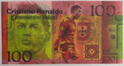    Billet Comm  moratif D une L  gende Cristiano Ronaldo - R  actif Au Fluorescent  