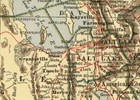 Utah Map  Genuine 1906  dated  County Town Railroads Topography Reservations