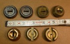 Antique  Large Group Of Clock Pendulum Parts  -  -best Offer-
