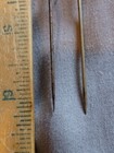 2 Ornate Metal Hat Pins 