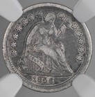 1856-p  H10c Liberty Seated Silver Half Dime Ngc Vf20   8404749-001