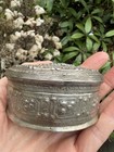 Antique Anglo-indian Repouss   Betel Nut Paan Box Yali Mythical Creatures India
