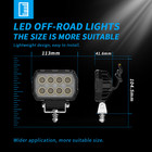 2pcs 4inch Led Exterior Light Headlight Work Light Fit Bobcat Skid Steer Loader