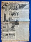 Wwii Ww2 9-4-1939 Newspaper Report Of Start Of War  Danzig Poland  Map  Photos 