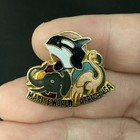 Vtg Marine World Africa Usa Ca Theme Park Enamel Hat Lapel Pin Travel Souvenir
