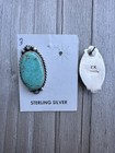 Eloise Kee Large Green Stud Earrings
