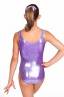 J2 Sport Purple Lilac Foil Tank Gymnastics Dance Leotard Size Child Large