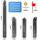 Lathe Turning-tools Bit Set 14pcs - Metal Lathe Cutting Tools 4pcs 5 8  Shank   