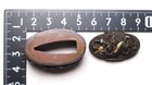 Edo Period Japan Antique Shakudo Dragon Fuchi Kashira Sword Guard