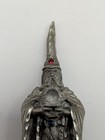 Spoontiques Pewter Wizard Figurine Missing Crystal Ball Rhinestone 4 
