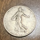 France 50 Centimes  1918 Actual Coin