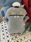 Uglydoll Vintage Lot Of 4 Plush Medium   Small Blue Pink Gray Teal 2005 2007