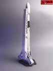 1   200 Scale Spacex Falcon 9 Rocket F9 With Launcher Tower Resin 35cm Model Toy