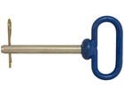 Buyers Products 66101 Blue Poly-coated Handle On Steel Hitch Pin - 1 2 X 4 